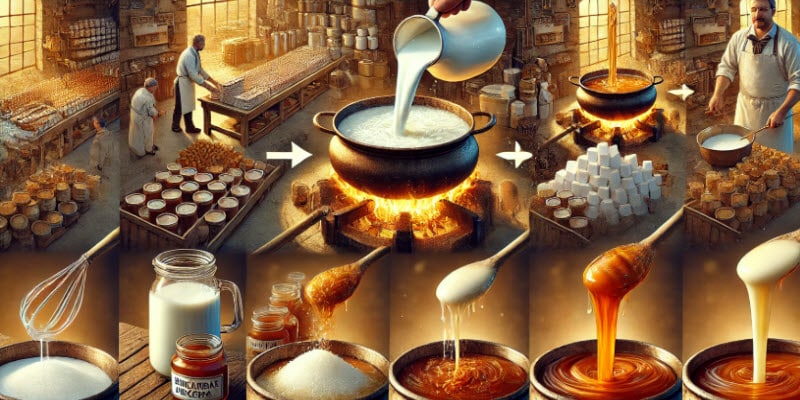 fabricación de dulce de leche