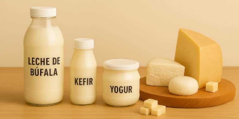 leche de búfala