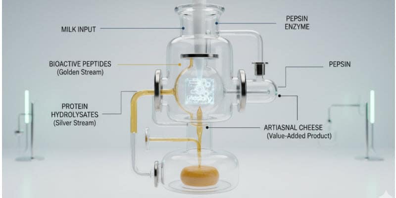 La Industria Láctea Conoce el Cuajo. Los Líderes Conocen la Pepsina.